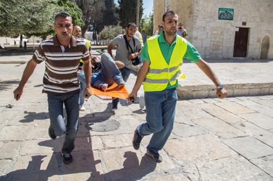 Clashes in Jerusalem Al-Aquds