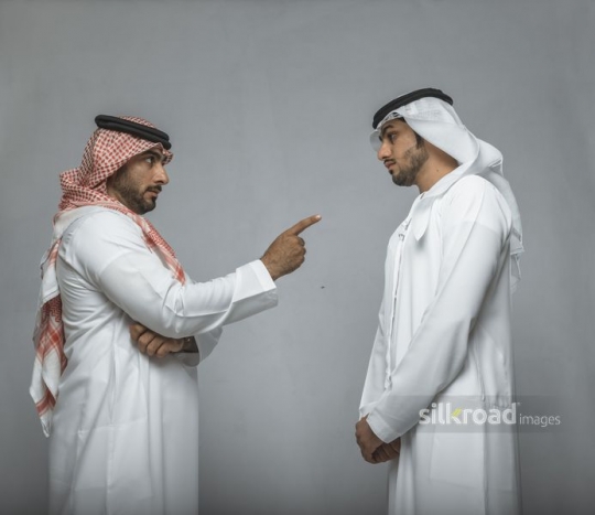 Manager warning his employee