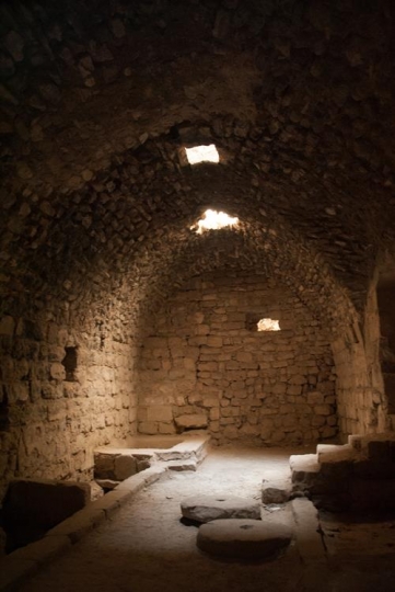inside ajloun castle