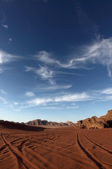 Al Disi Desert in Jordan