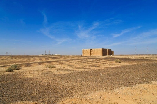 ancient structure in the desert