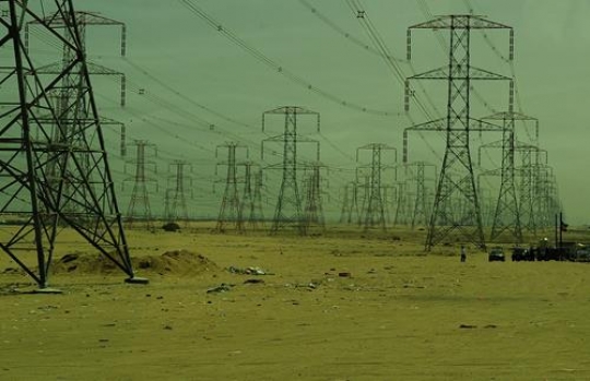 Electricity Towers in Kuwait