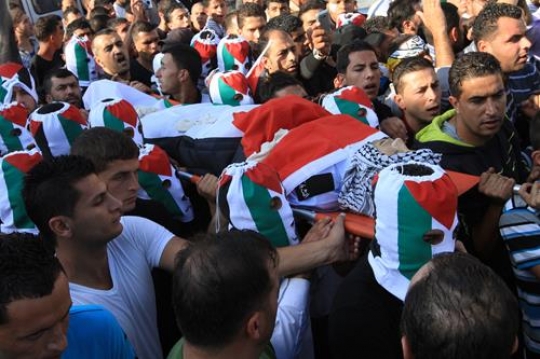 Palestinian martyrs funeral
