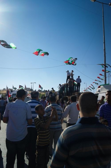 people gathering in a demonstr