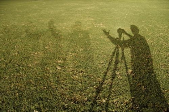 A shadow for a photographer