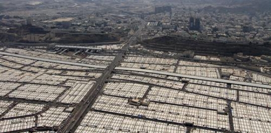 Mecca view from the plane