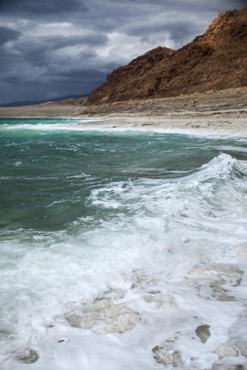 view of dead sea coastline