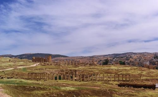 ruins of the gerco-roman city 