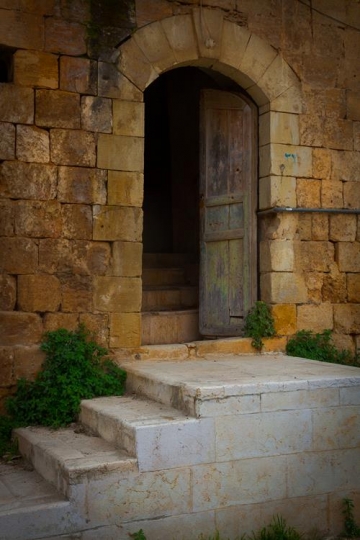 - Doorway in old city in Al-Salt