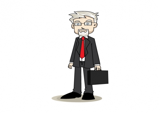 businessman cartoon