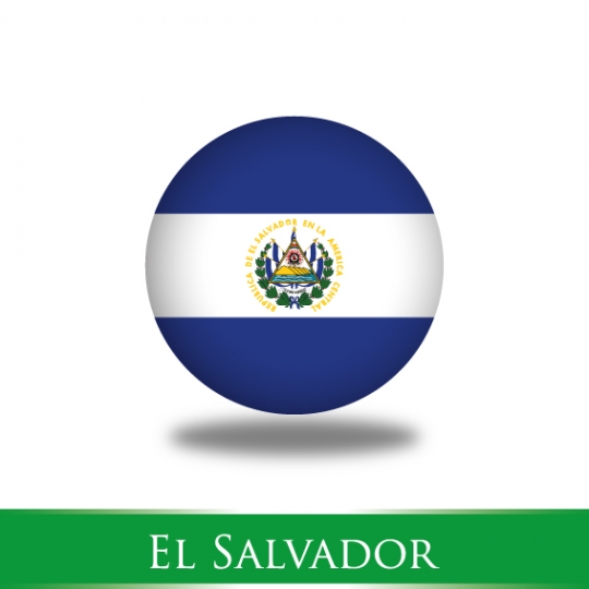 El Salvador flag logo