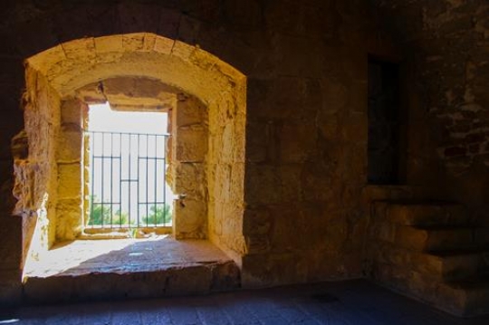 Inside of Ajloun fortress. Ara