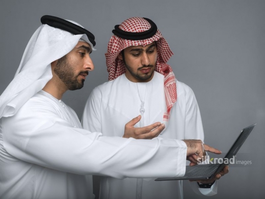 Manager directing employee