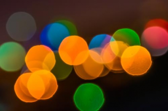 blurred lights abstract color background