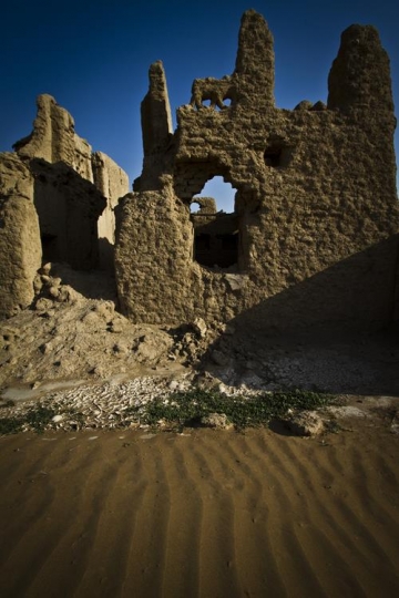 ruins of an old building