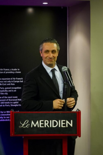 spokesman in a five star hotel