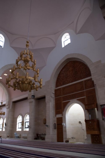 inside the mosque of abu ubaidah ibn al-jarrah,Jordan valley