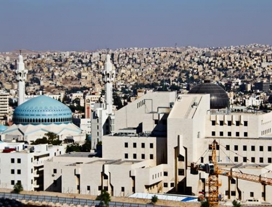 king abdullah mosque in amman,jordan