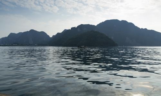 mysterious island scene