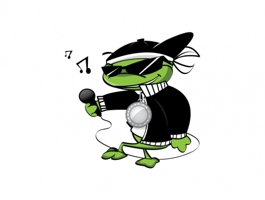 singing frog