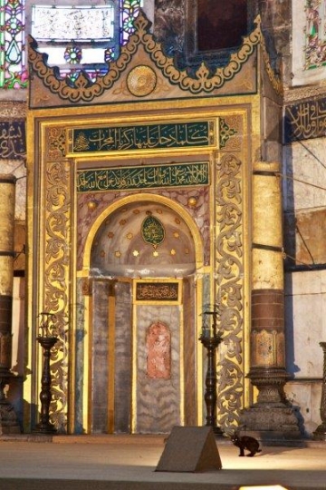 preyer area in a mosque