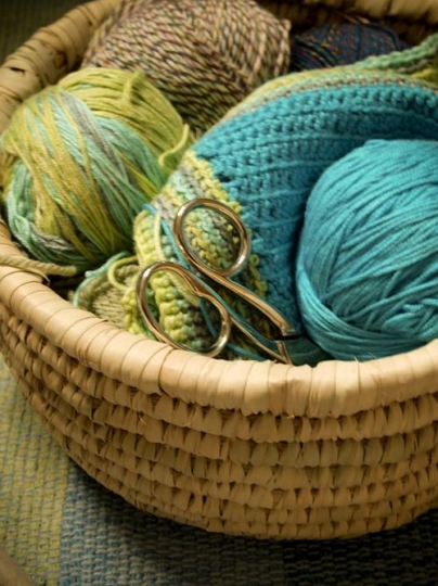 Basket Of Yarn