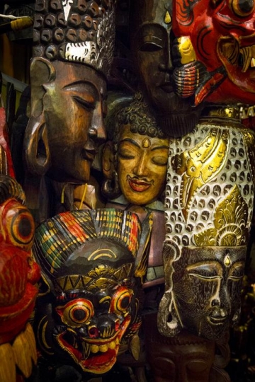 variety of buddha heads