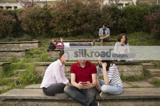 Man and Women talking to each other|