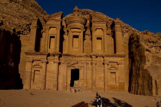 Ancient temple in Petra, Jordan 