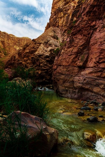 Hammamat Main, near the Dead Sea, known as the hot springs of Callirhoe, Jordan