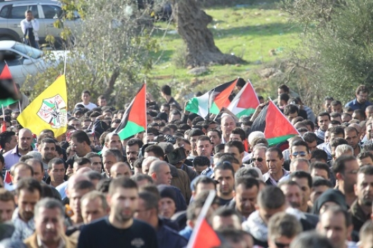 palestinian marching