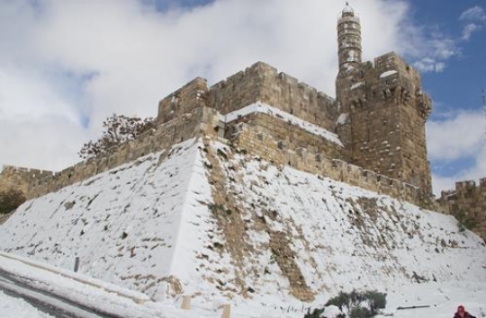 Jerusalem in the Snow
