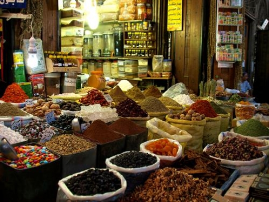 spices shop view