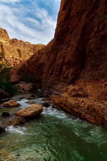 Hammamat Main, near the Dead Sea, known as the hot springs of Callirhoe, Jordan