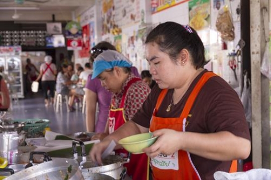 worker in a restaurant