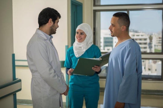 A Doctor and Patient Discussing Medical Results