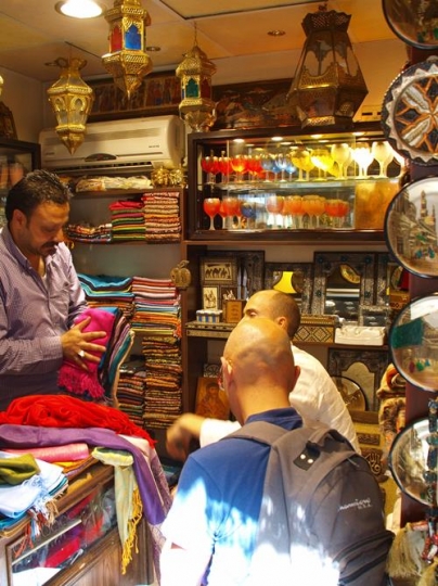 buyers inside clothes shop