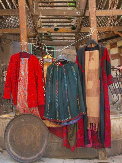traditional dresses on display