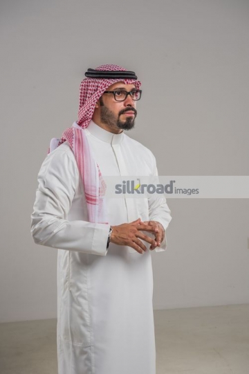 Arab Businessman standing|