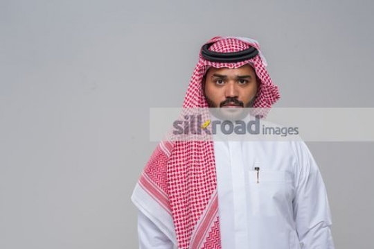 Businessman dressed in the traditional attire|