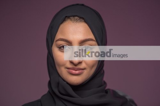 Portrait of a Middle Eastern woman