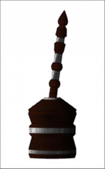 old arabic wooden coffee crusher mortar and pestle