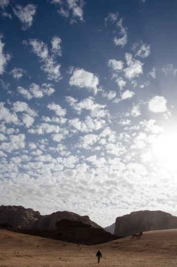 the wadi rum is the largest wadi in Jordan