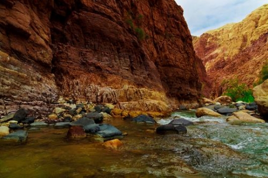 Hammamat Main, near the Dead Sea, known as the hot springs of Callirhoe, Jordan