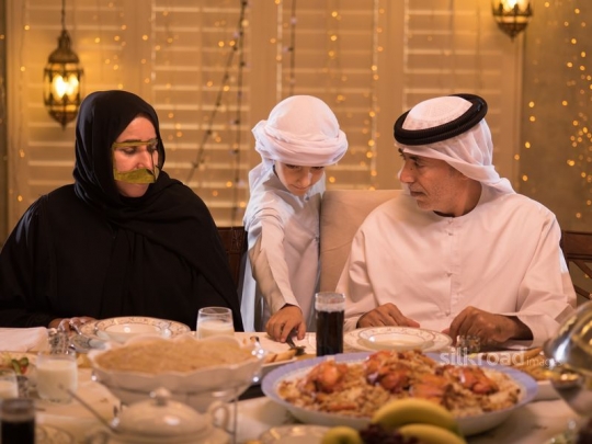 Grandparents with grandson|-