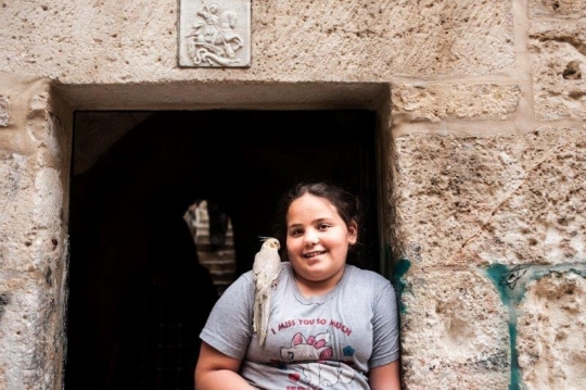 Young Palestinian Girl from Jerusalem