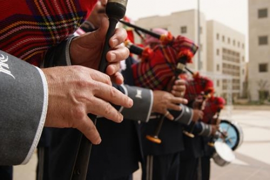 jordanian bagpipes band