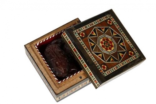 Dried Dates In a Wooden Box