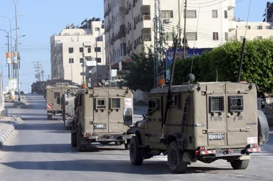 israeli vehicles in west bank