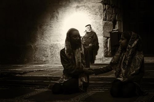 - Young Women Praying at Ajlou